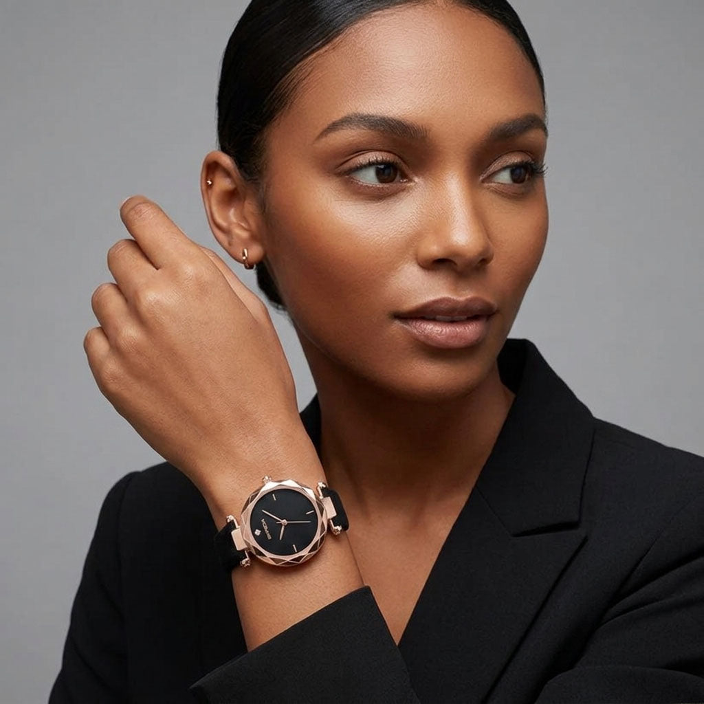 Hilda - Uhr mit Lederarmband