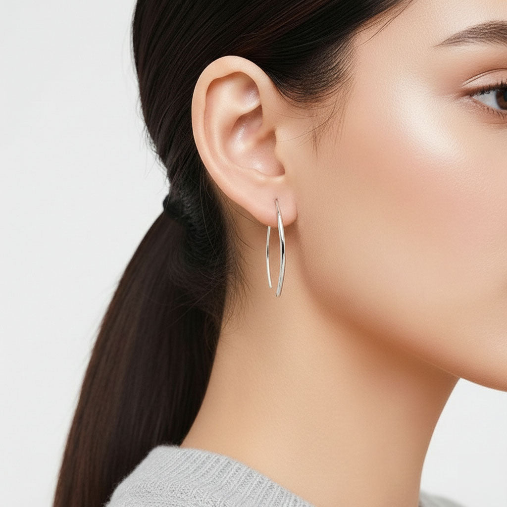 Idun - Ohrringe mit U-förmigem Design