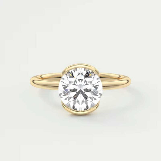 Imperial - Ring mit Moissanit-Fassung