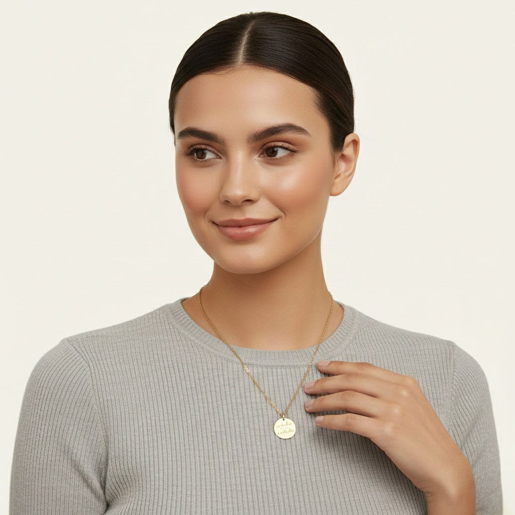 Inspiration - Halskette mit inspirierendem Text