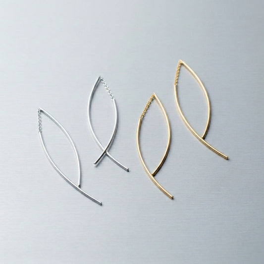 Iza – Slim tassel earrings