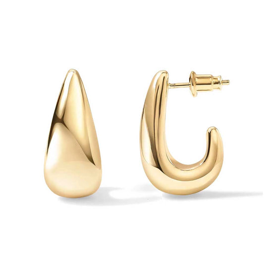Earrings Jade Arc