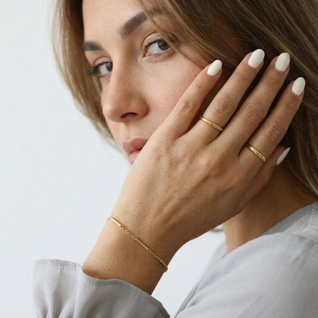 Jadie - Armband mit Stabelementen