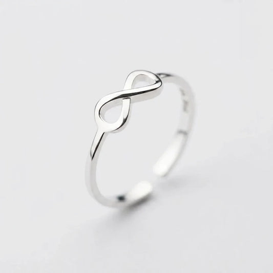 Lemniscate - Verstelbare ring met infinitysymbool