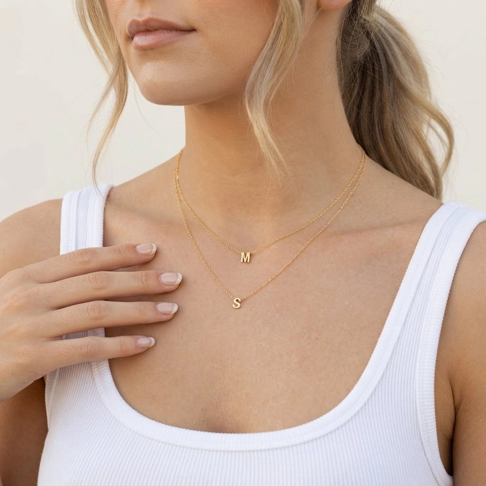 Letter – Necklace with letter pendant