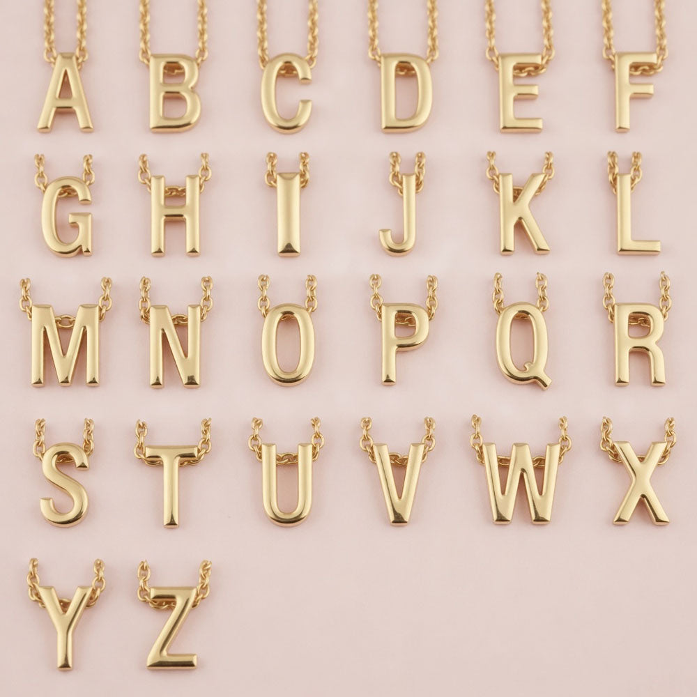 Letter – Necklace with letter pendant