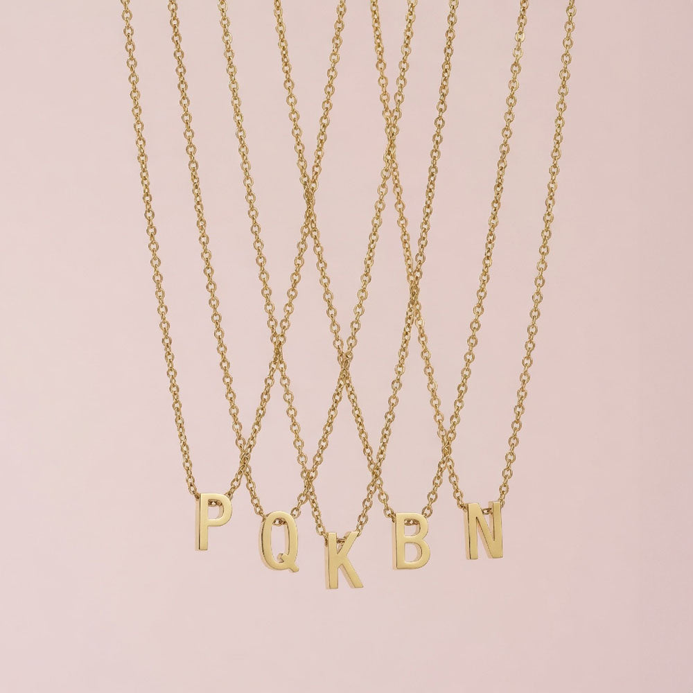 Letter – Necklace with letter pendant