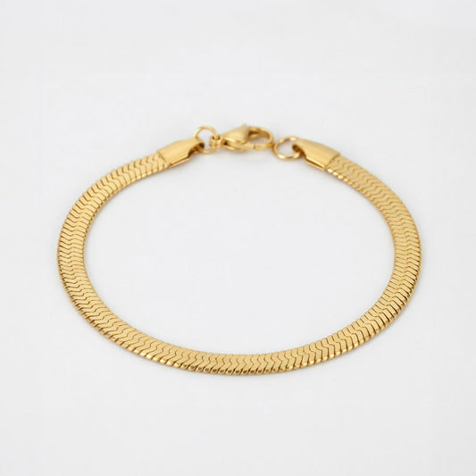 Lindy - Schlangenknochen-Kettenarmband