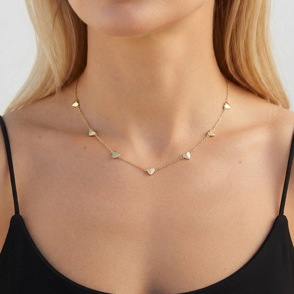 Lover's Link - Halskette mit herzförmigen Details
