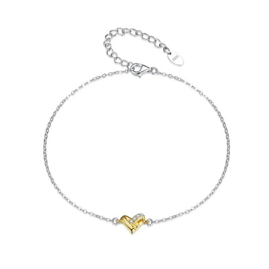 Lovisa – Anklet with heart-shaped charm