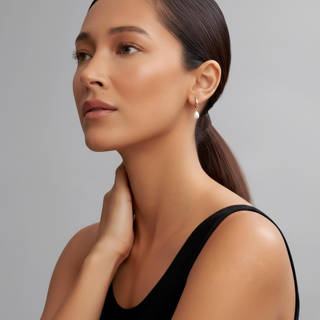 Lumo Pearl - Minimalistische pareloorbellen