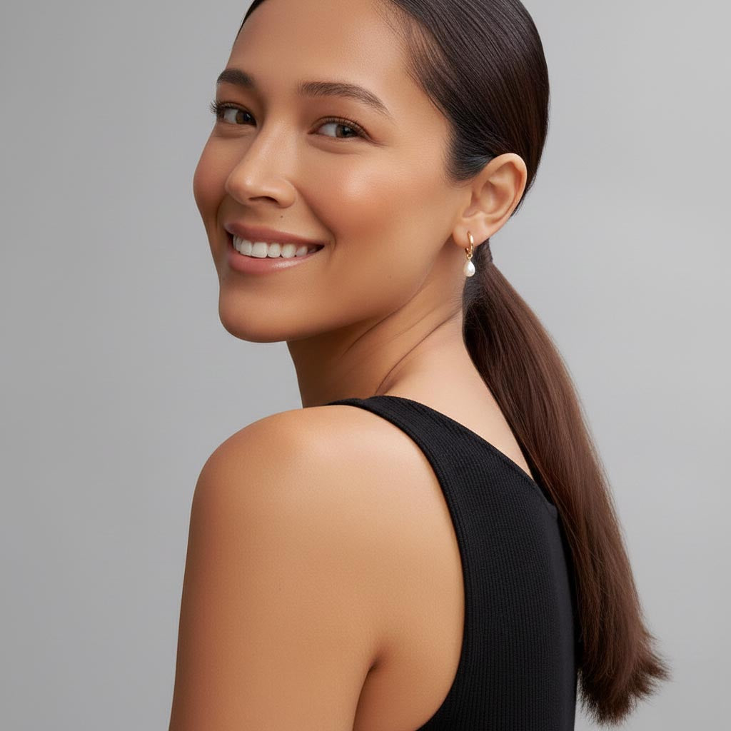 Lumo Pearl - Minimalistische pareloorbellen