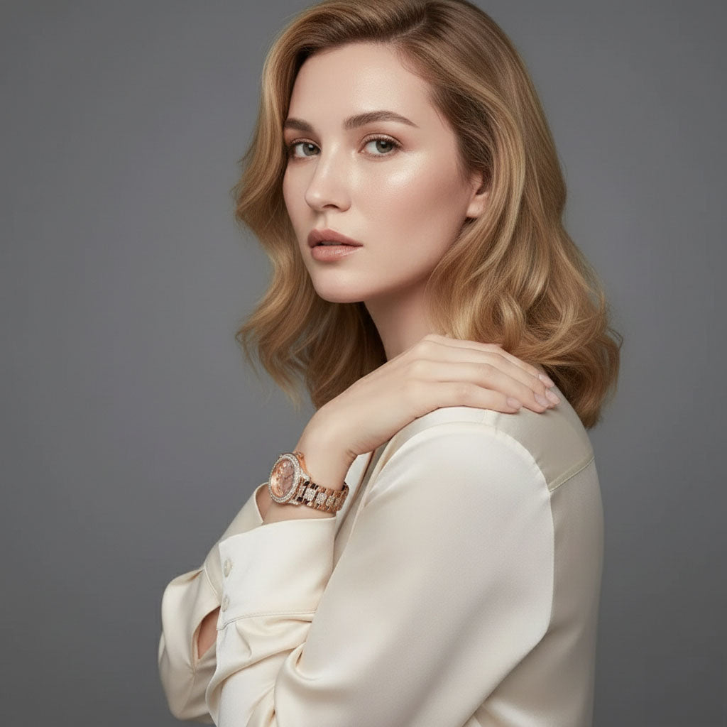 Lysa – Glamorous watch with high functionality