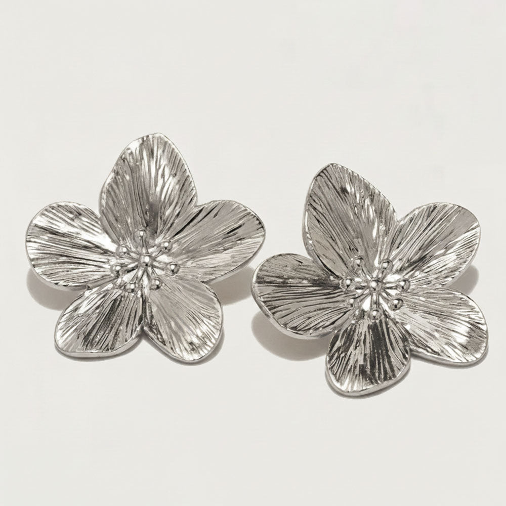 Magnolia – Earrings with large flower