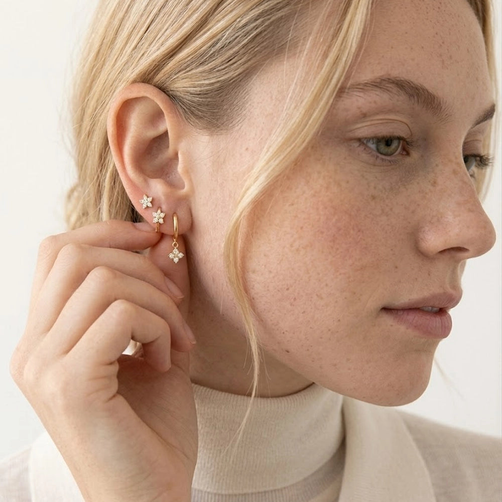 Malva – Hoops with floral design