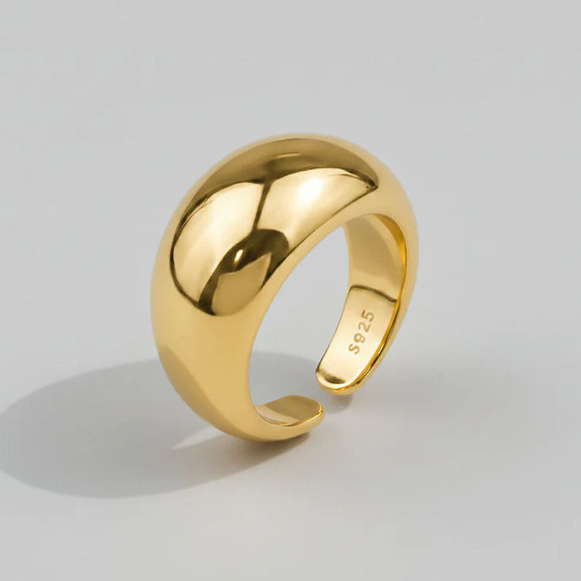 Mandy - Verstellbarer Ring mit breiterer Front