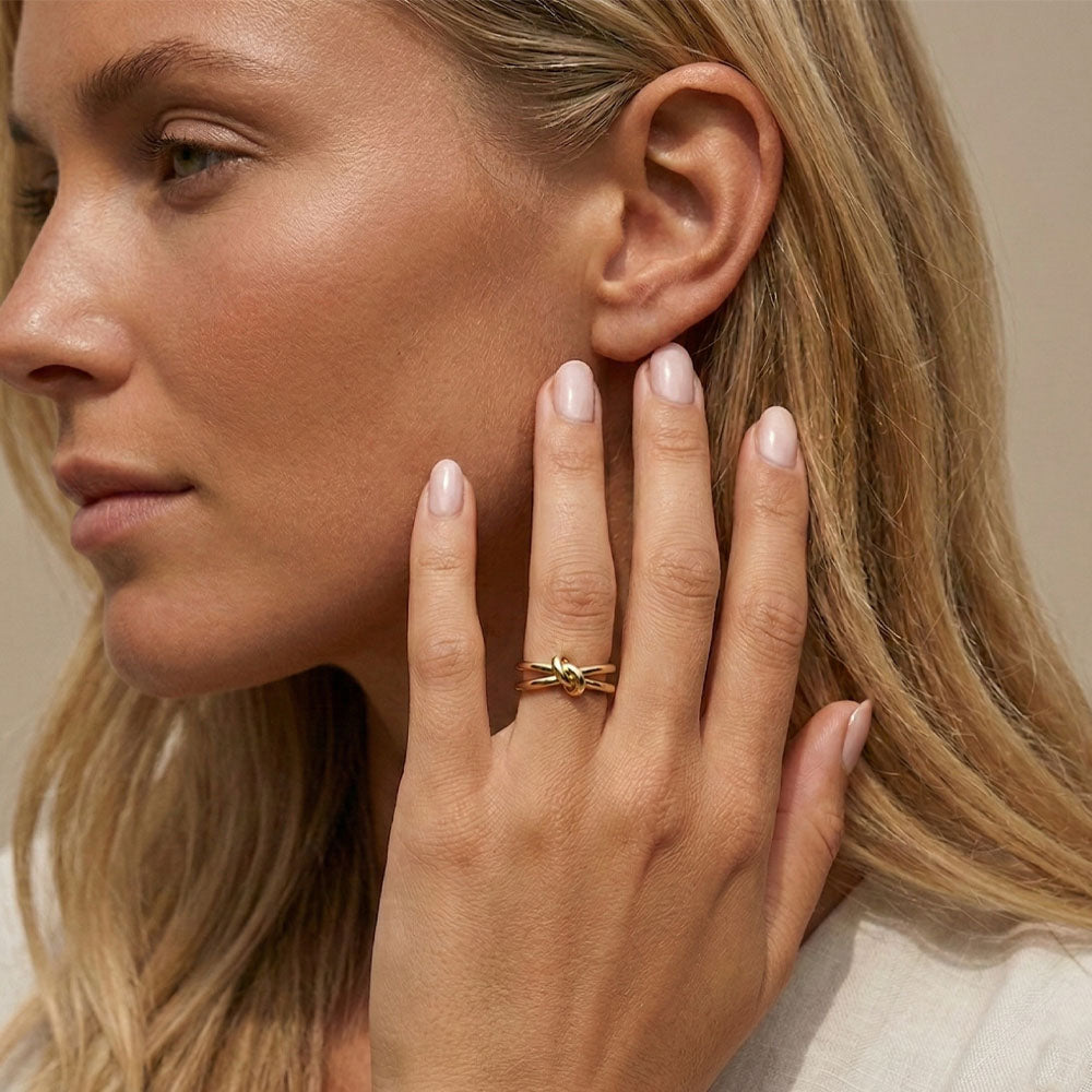 Molly - Verstellbarer Ring mit Knoten