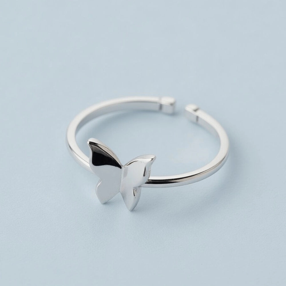 Nelia – Adjustable ring adorned with butterfly motif