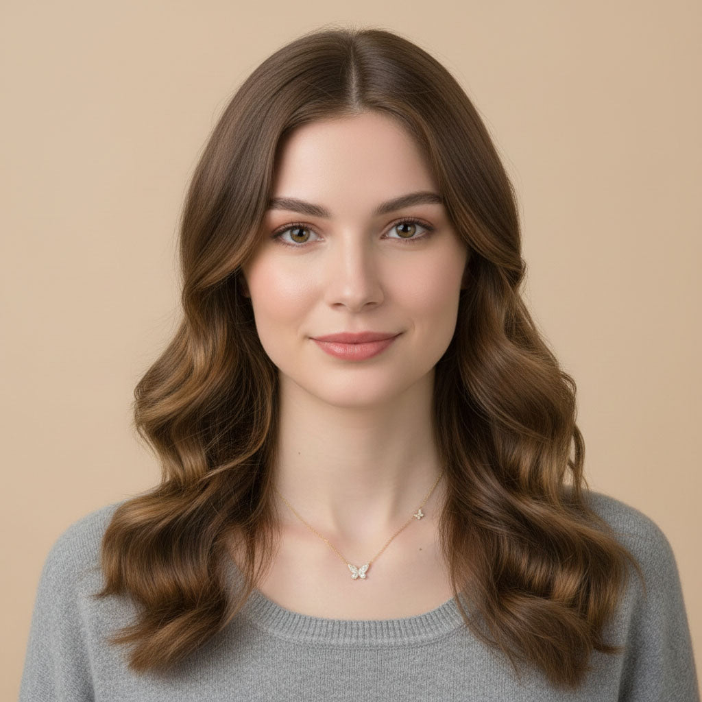 Pandora - Halskette mit Schmetterlingsanhänger