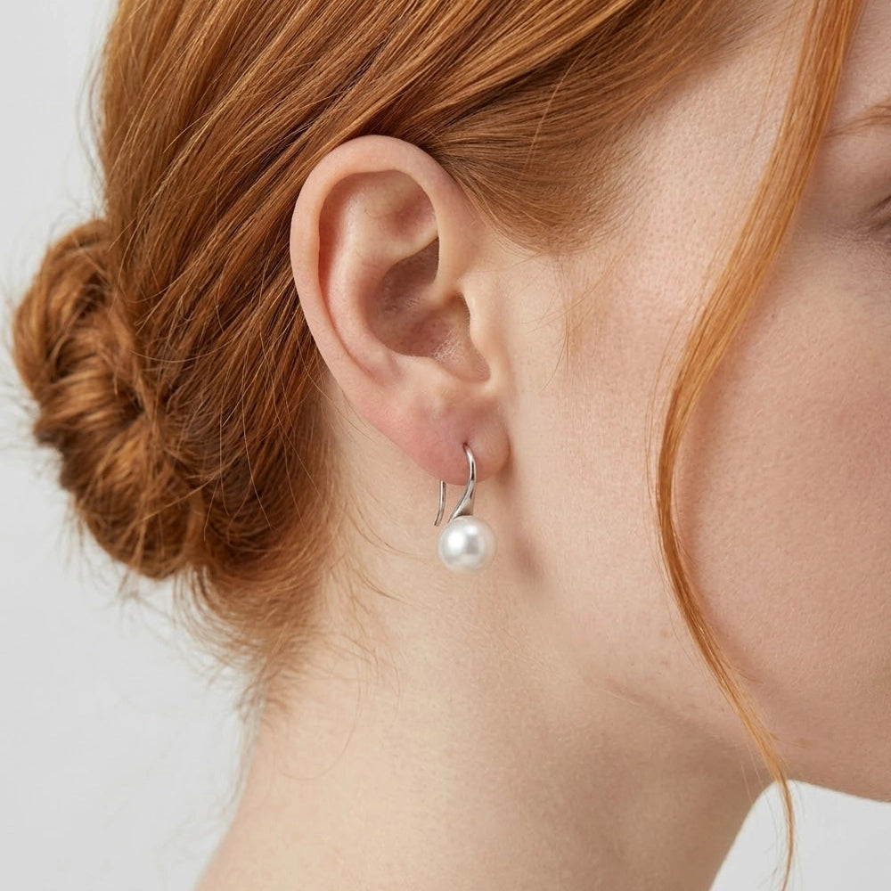 Pearl Drop - Teardrop-Perlenohrringe