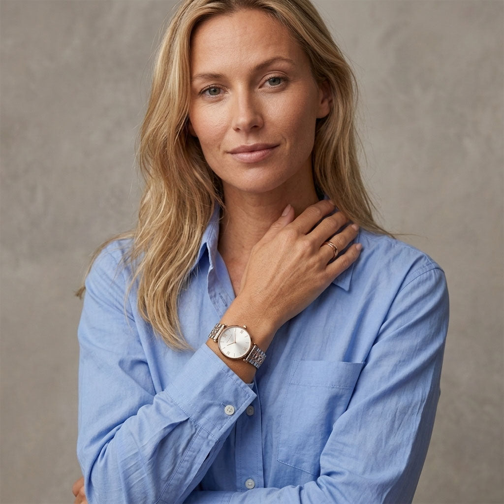 Pim - Funktionelle Uhr im klassischen Stil