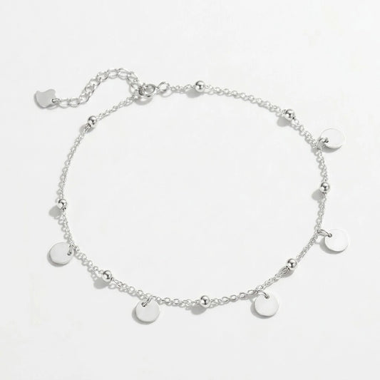Piper – Anklet with flat discs