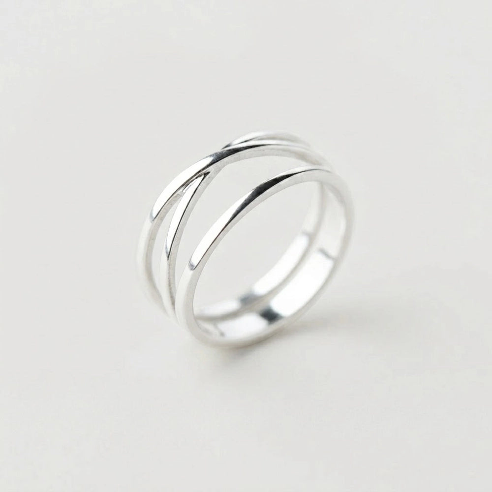 Pure Elegance - Multi-band ring