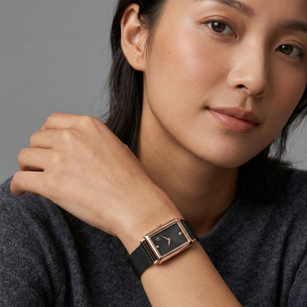 Raven – Moderne rechteckige Uhr