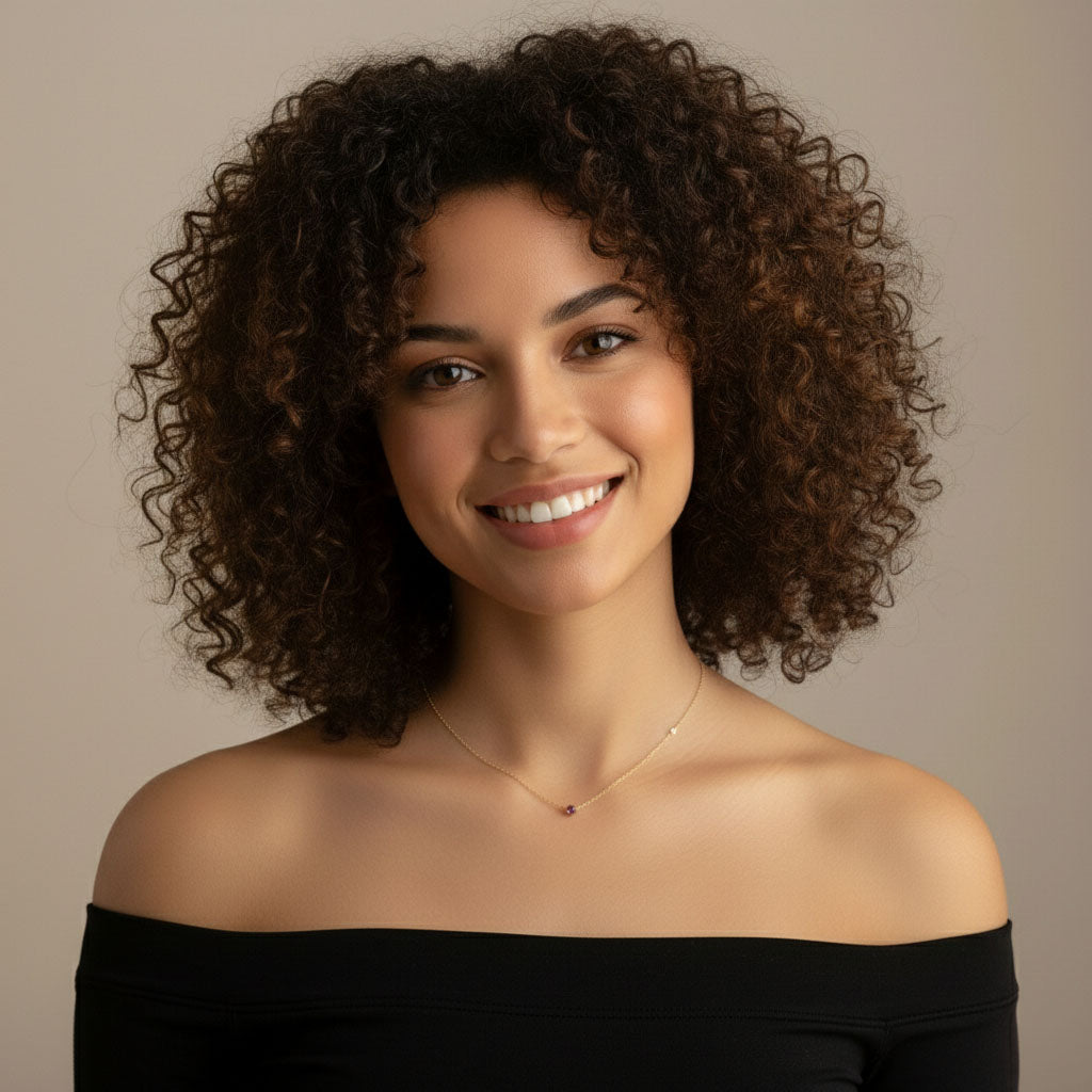 River – Necklace with multicolored stone