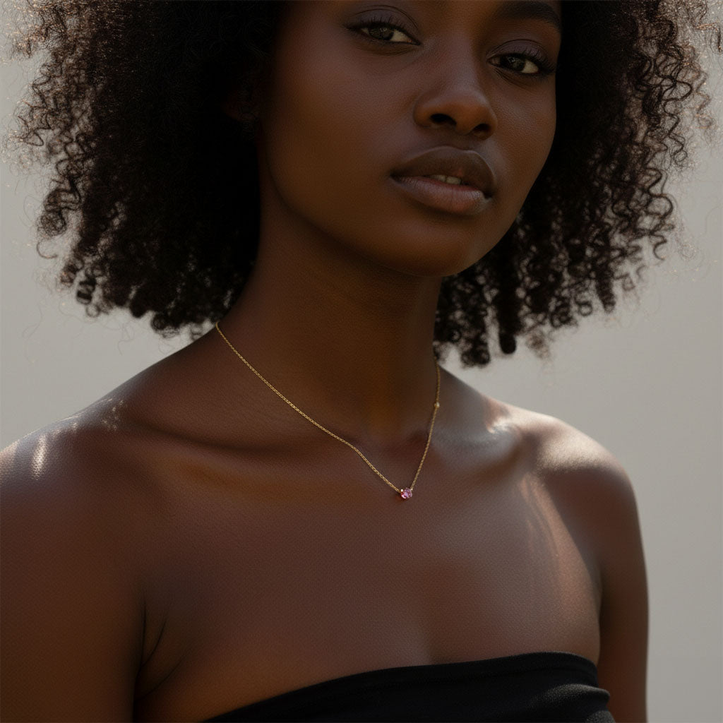 River – Necklace with multicolored stone