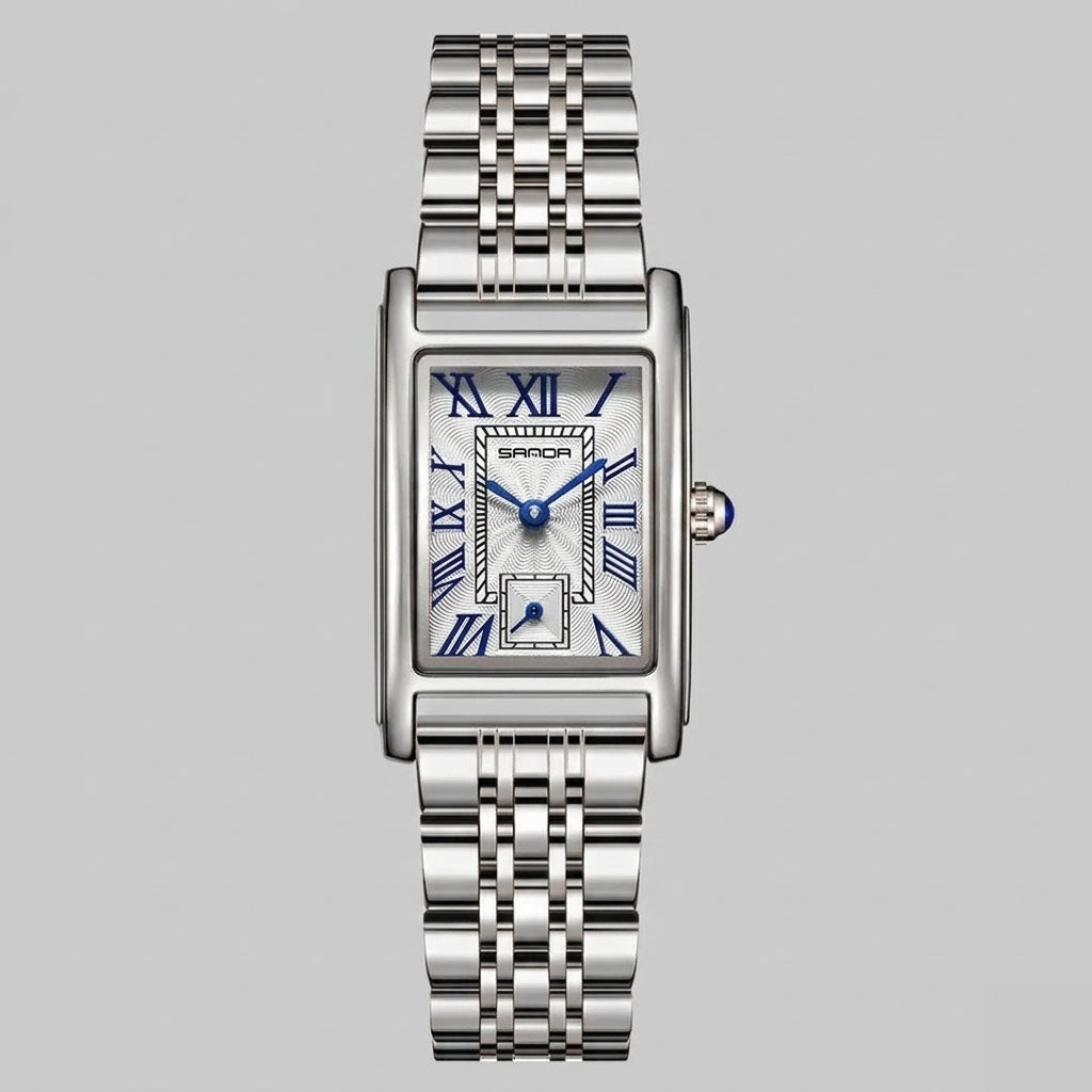 Roma - Uhr mit rechteckigem Zifferblatt