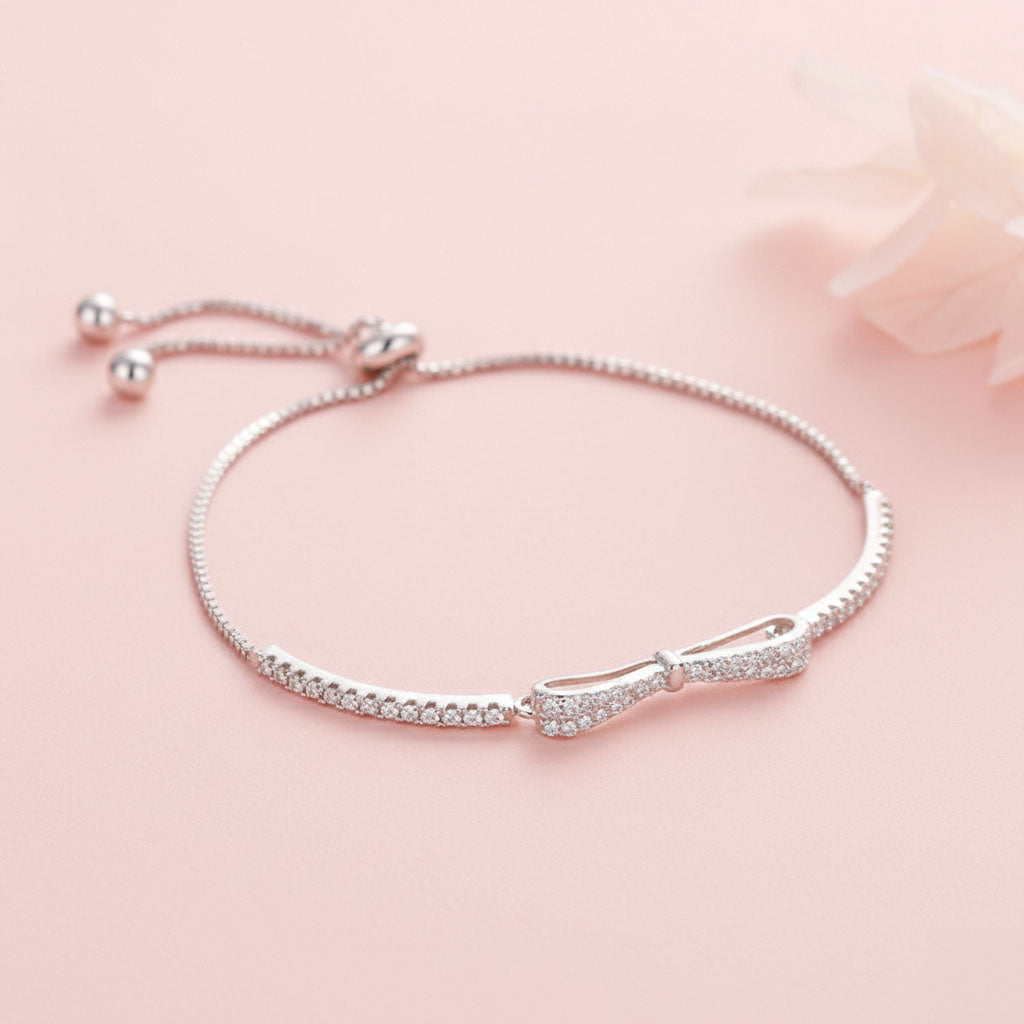Rose - Armband mit Schleifenmotiv