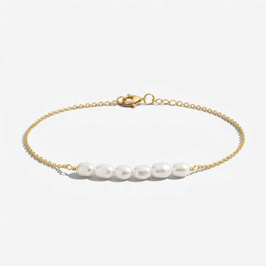 Sahara – Anklet with multiple pearls