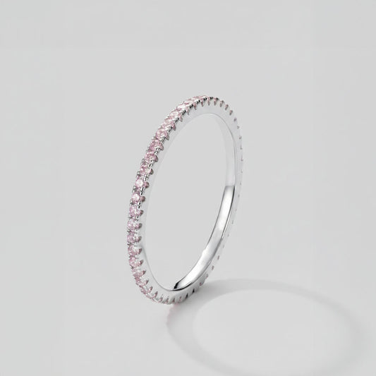 Selma - Ring met roze edelstenen