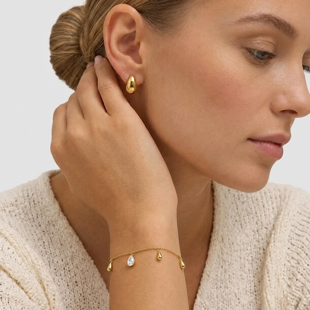 Signy – Bracelet with drops and crystal detail