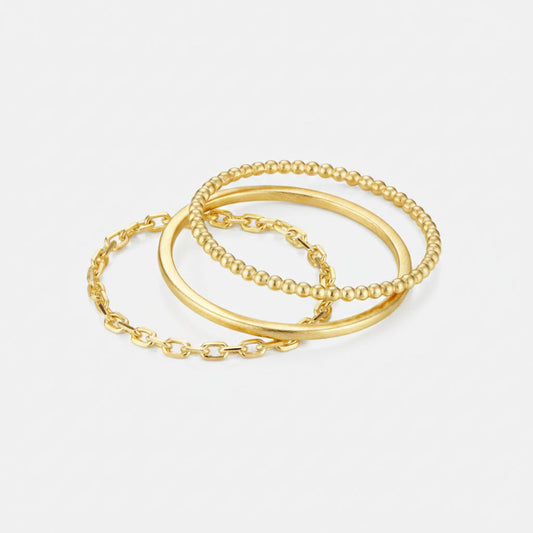 Slim Triple – Three-piece stylish ring set