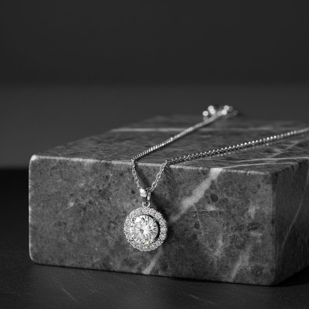 Smilla – Halskette mit funkelndem Anhänger