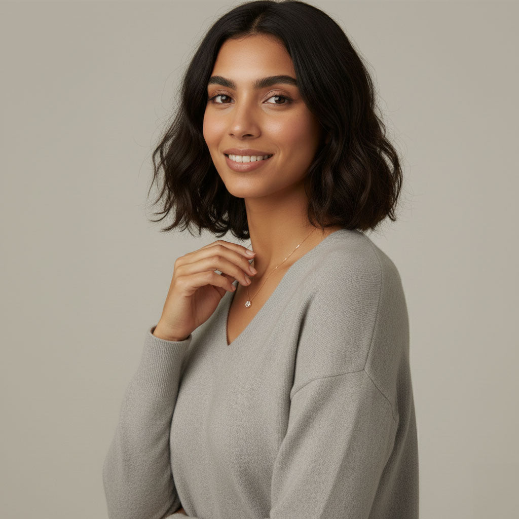 Snowfall - Ketting met fonkelende hanger