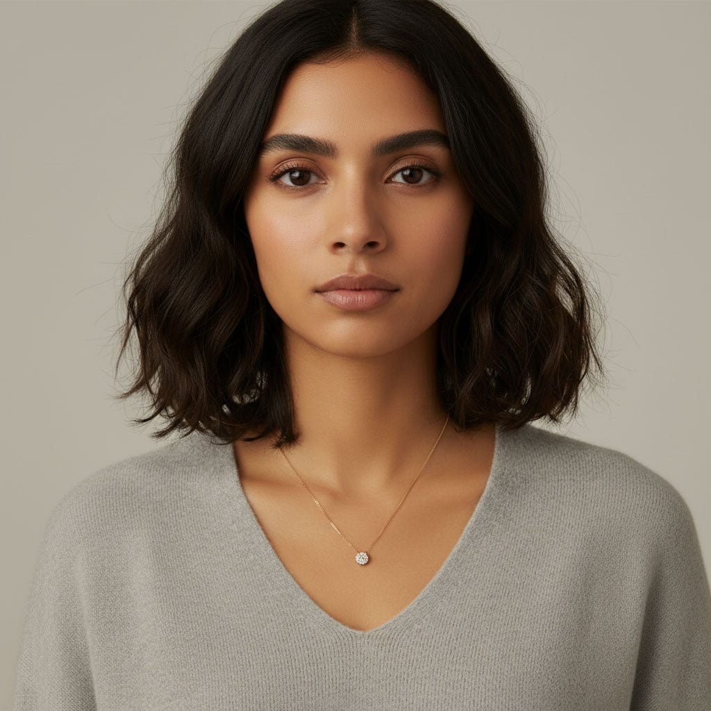 Snowfall - Ketting met fonkelende hanger