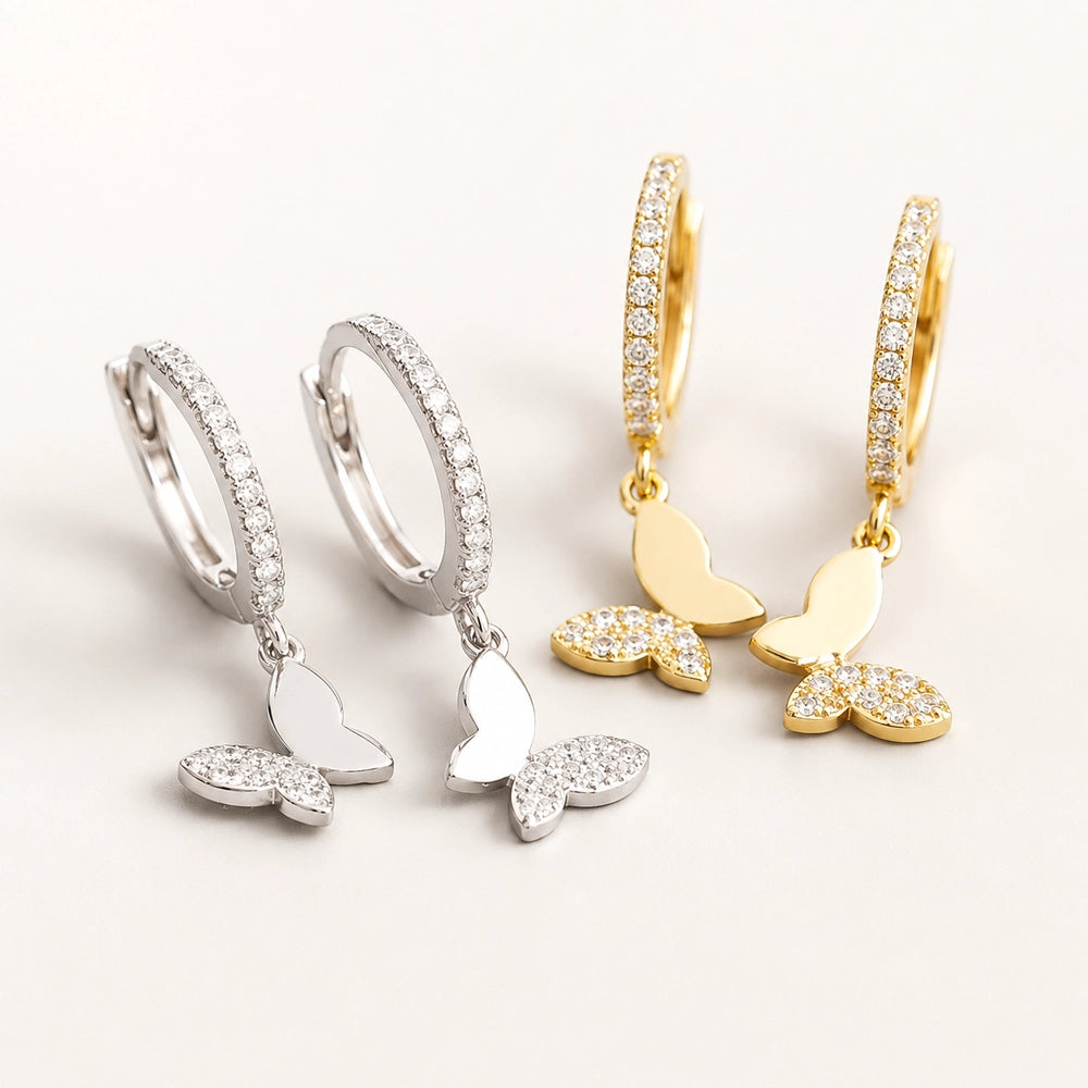 Soft Flight – Hoops with butterflies