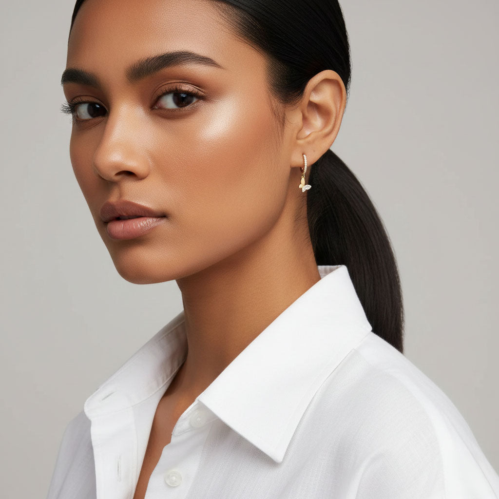 Soft Flight – Hoops with butterflies