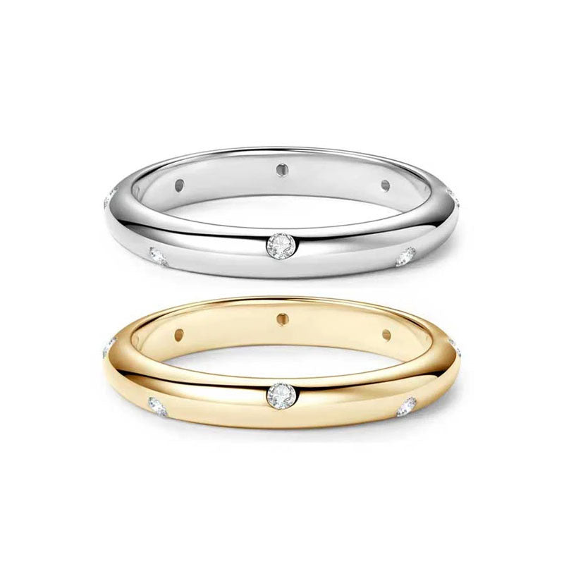 Stellar Glow - Ring with moissanite