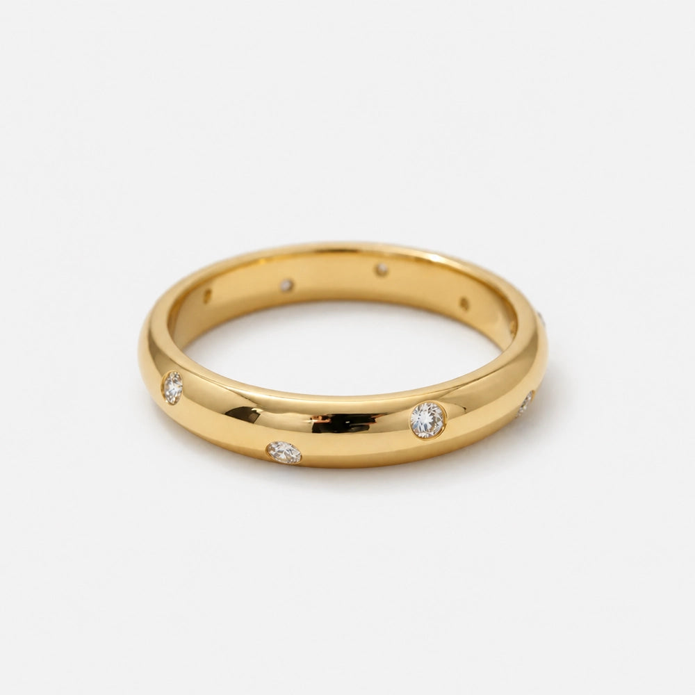 Stellar Glow - Ring met moissaniet