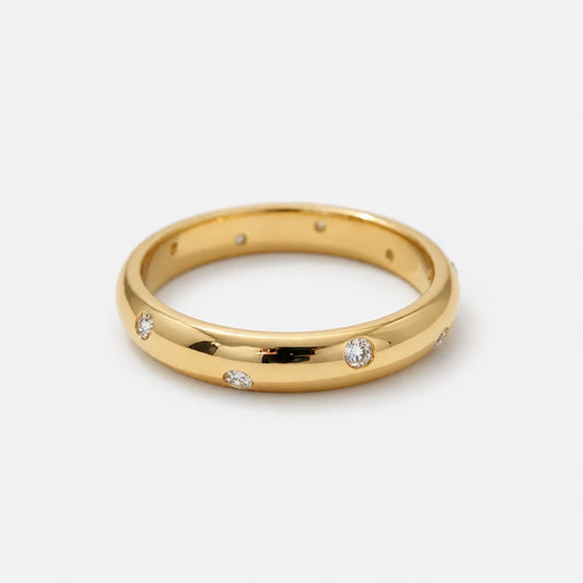 Stellar Glow - Ring mit Moissanit