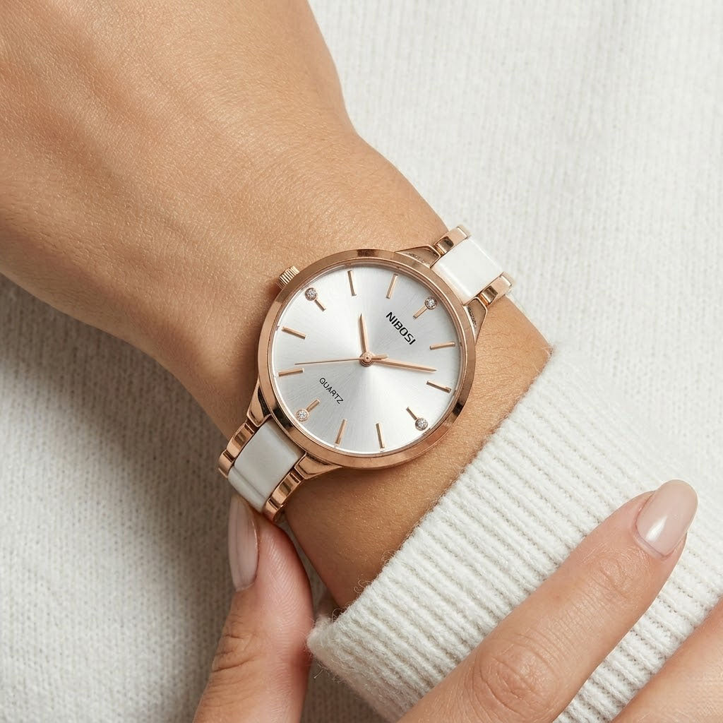 Tess - Modern-detaillierte Uhr