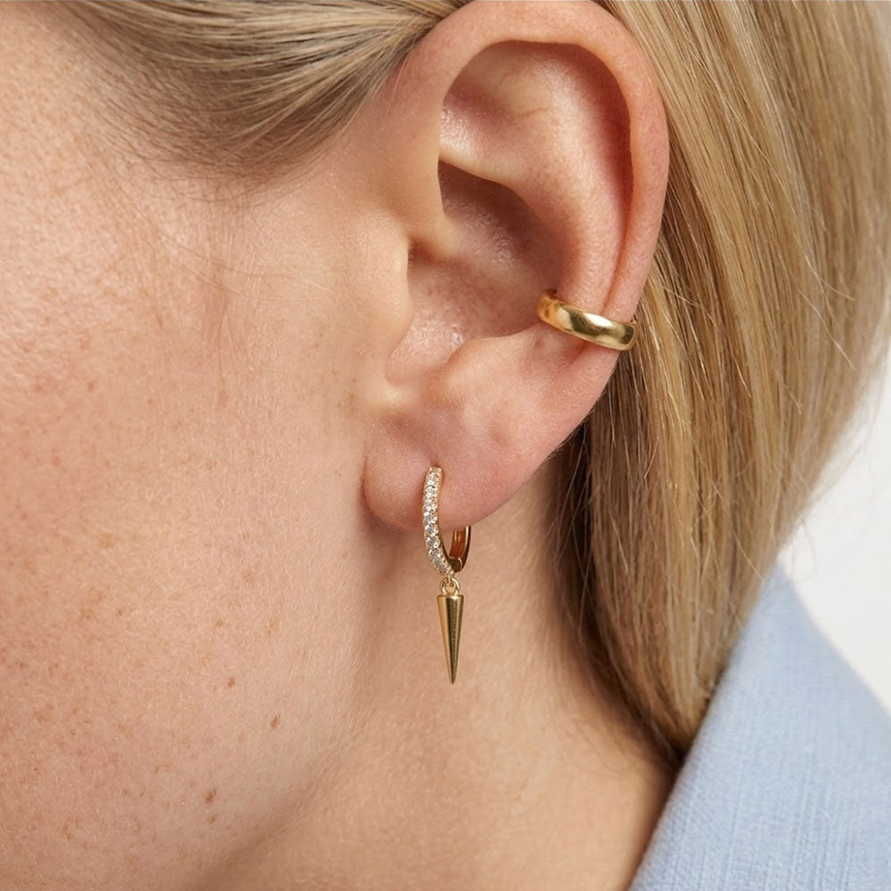Tova – Hoops with stones and spike design