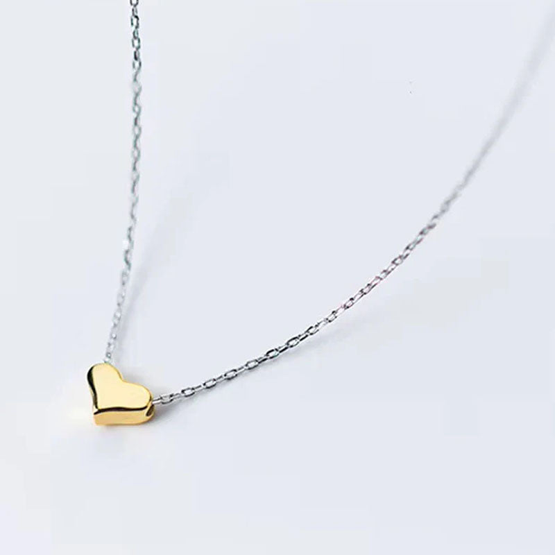 Young Heart - Halskette mit goldfarbenem Herz-Anhänger