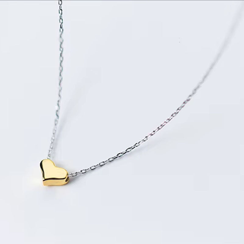 Young Heart – Necklace with gold-tone heart pendant