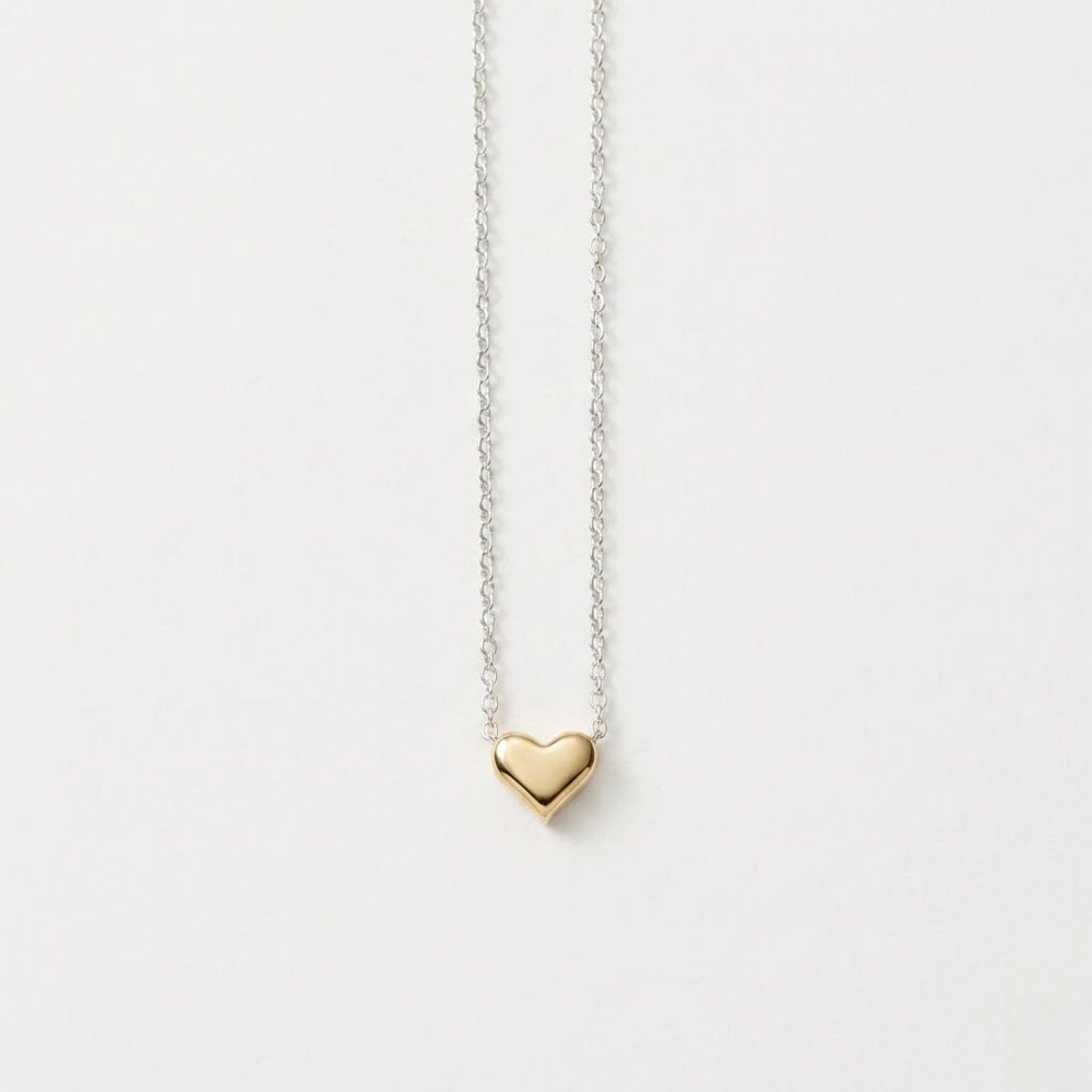 Young Heart – Necklace with gold-tone heart pendant