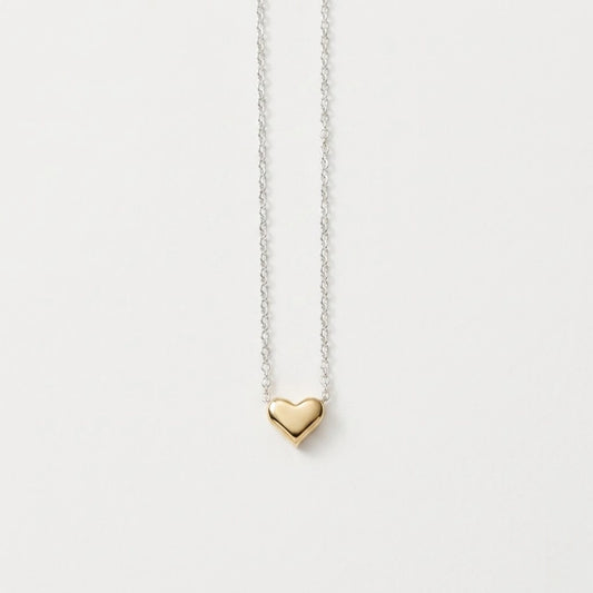 Young Heart – Necklace with gold-tone heart pendant